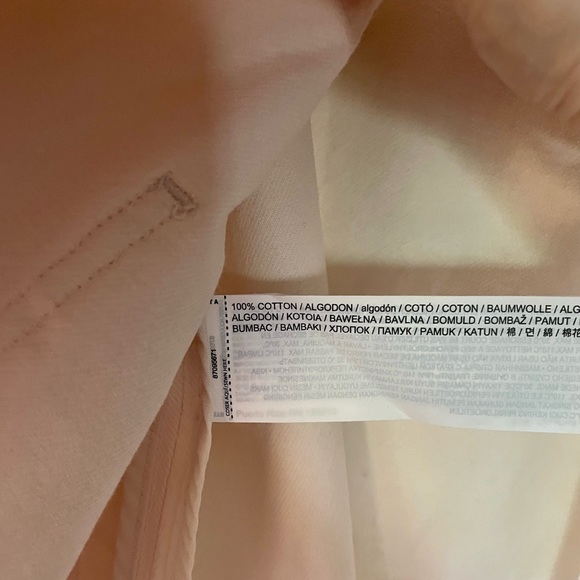 NWOT Mango Oversized Cotton Off-white Workshirt in size small - Picture 3 of 3